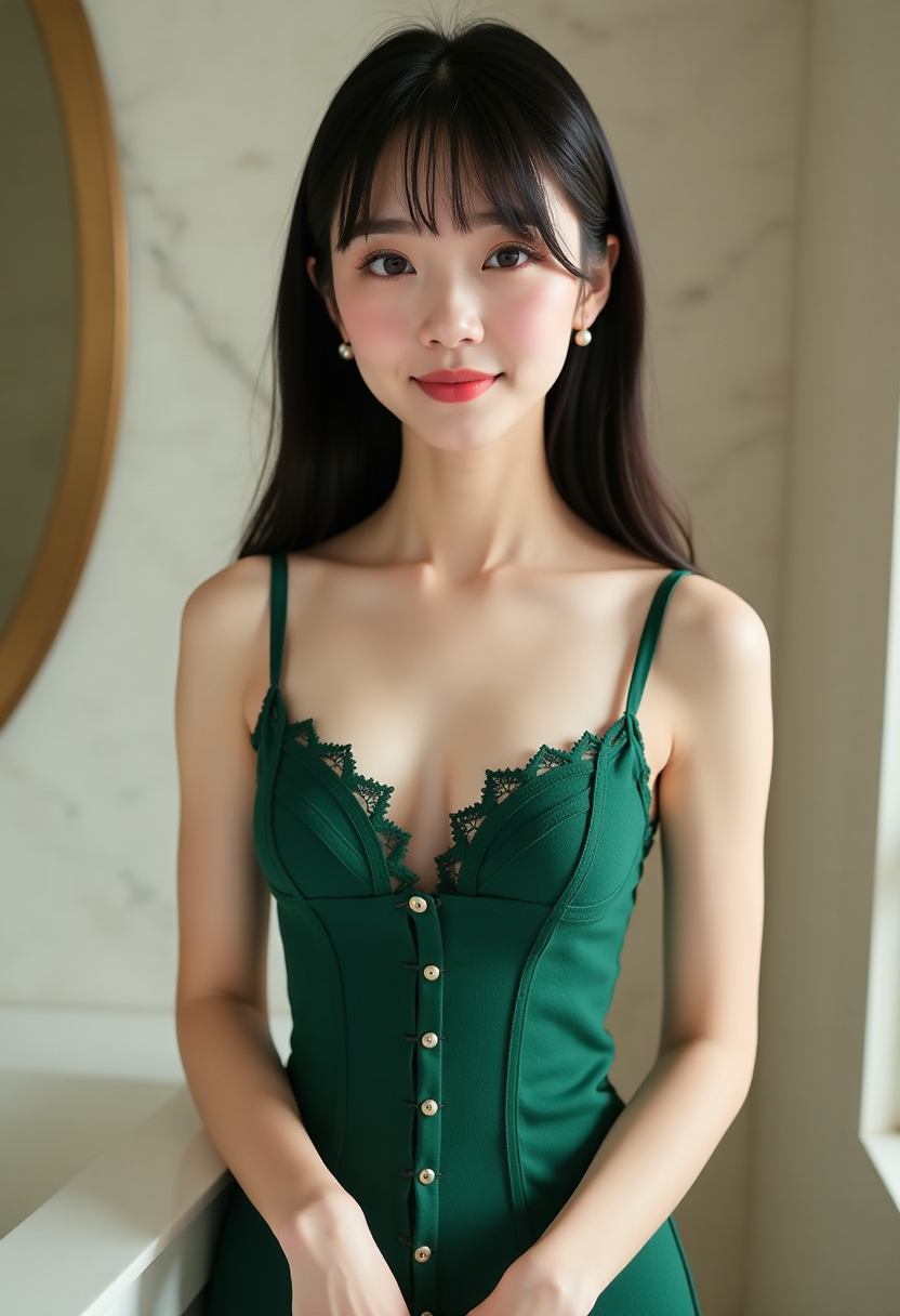 花火与长裙海报